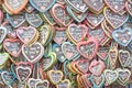 Gingerbread Hearts at Octoberfest Royalty Free Stock Photo
